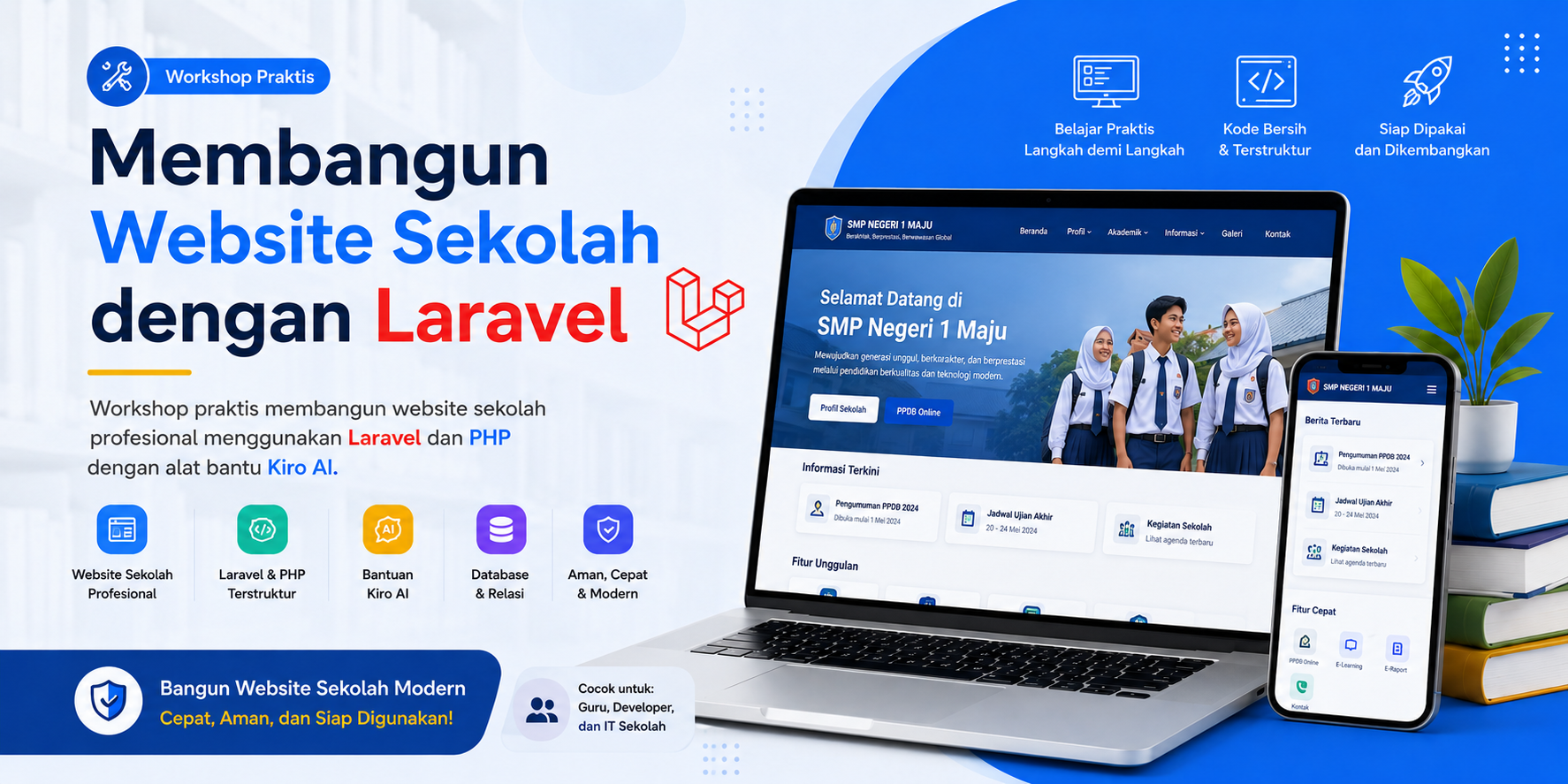 Membangun Website Sekolah dengan Laravel